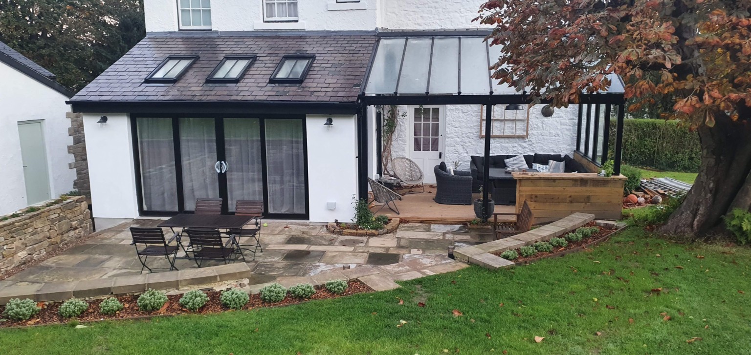 Completed rear extension at The Old Farmhouse, Parish Ghyll